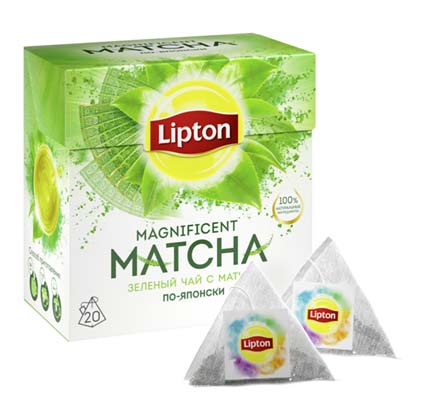 Новый продукт Lipton Magnificent Matcha